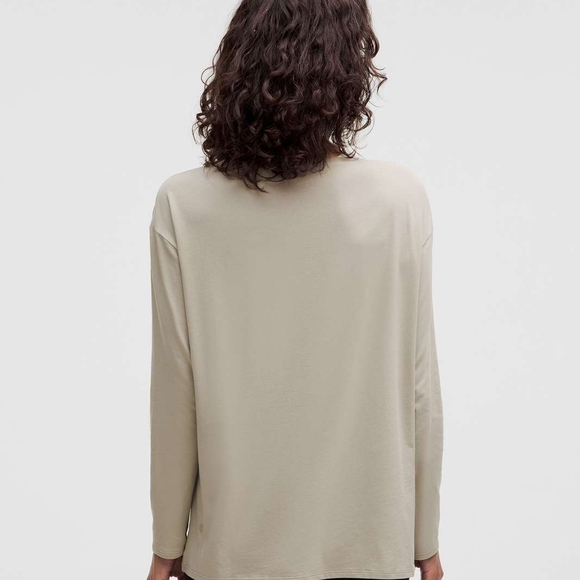 lululemon athletica Long Sleeve Top in Light Beige - Picture 2 of 5